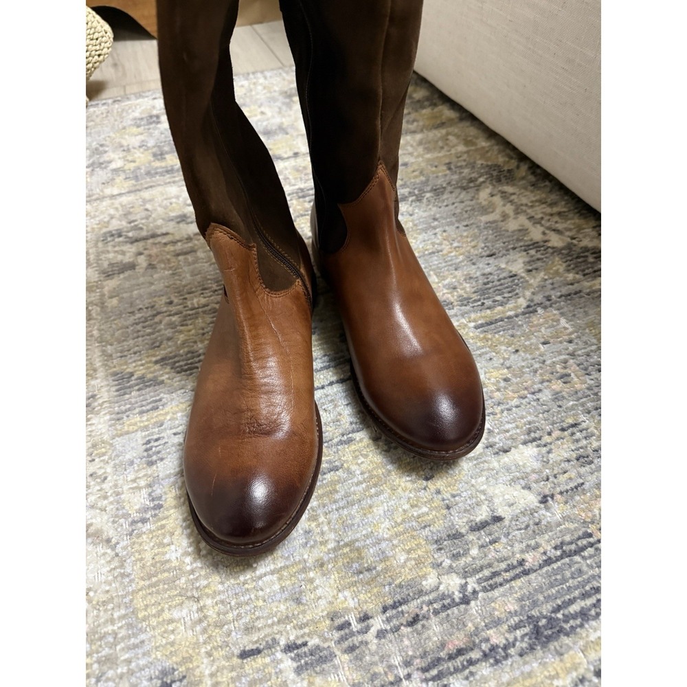NEW Roan by Bed Stu Natty tall Brown Leather Knee-High riding Boots - Picture 5 of 15